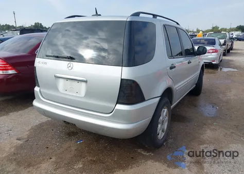 2000 Mercedes-Benz Ml 430 z USA, uszkodzony, nr VIN 4JGAB72E0YA161336
